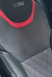 Чехлы на Skoda Octavia А7 пилот из экокожи и антары