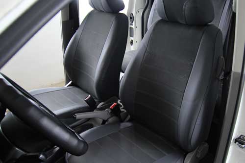 Чехлы на Volkswagen Caddy из экокожи и ткани