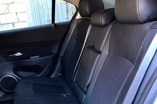 Чехлы на Chevrolet Cruze из экокожи и ткани Sport 3