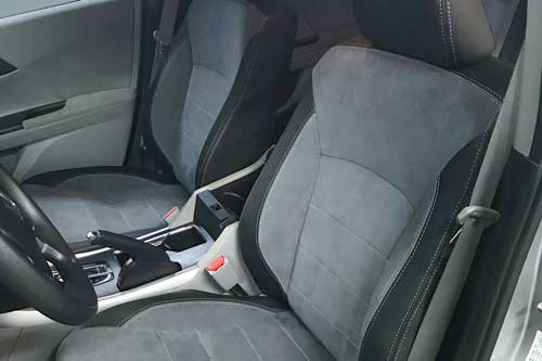 Чехлы на Honda Accord IX (Хонда Аккорд 9) из экокожи и антары