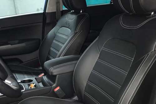 Чехлы на KIA Sportage IV QL из экокожи