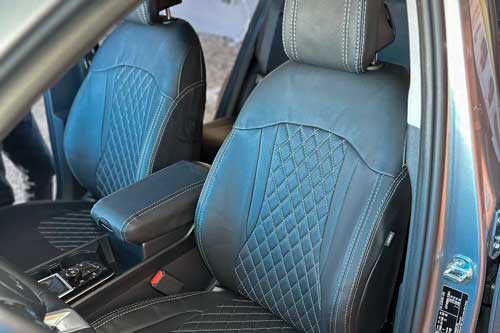 Чехлы на KIA Sportage NQ5 (КИА Спортейдж 5) из экокожи