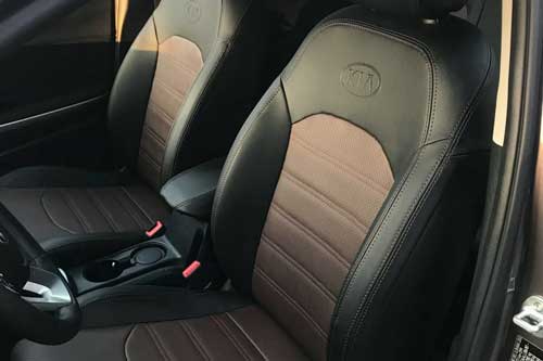 Чехлы на KIA Ceed III (Киа Сид 3) из экокожи