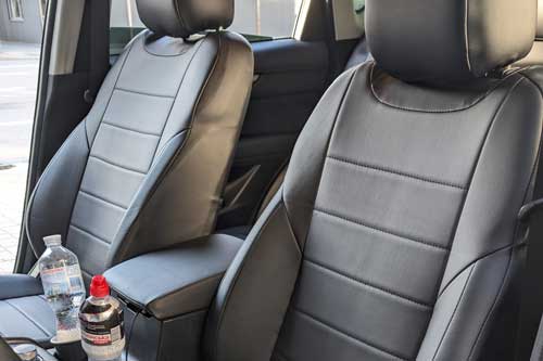 Чехлы на Mazda CX-5 II KF (Мазда СХ5 2) из экокожи