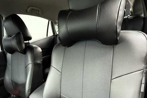 Чехлы на Mazda 6 GH (Мазда 6) из экокожи и ткани