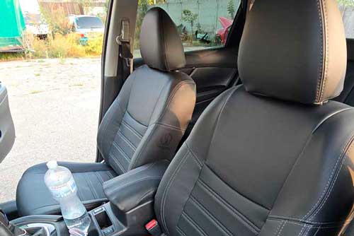 Чехлы на Nissan Rogue (Ниссан Рог) из экокожи