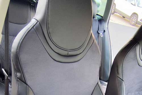 Чехлы на Skoda Octavia A7 RS (Шкода Октавия А7 РС) из экокожи и антары