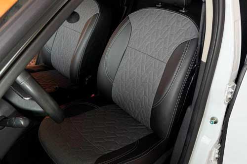 Чехлы на Renault Duster 1 (Рено Дастер 1) из экокожи и ткани