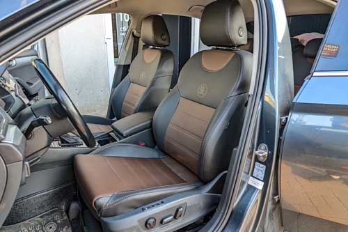 Чехлы на Skoda Superb III (Шкода Суперб 3) из экокожи