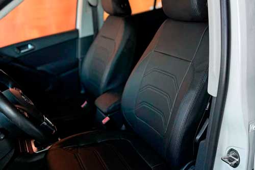 Чехлы на Volkswagen Tiguan I (Фольксваген Тигуан 1) из экокожи