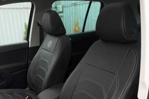  Чехлы на Volkswagen Tiguan I USA (Фольцваген Тигуан 1 США) из экокожи