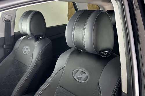 Чехлы на Hyundai Tucson III (Хюндай Тюксон 3) из экокожи и антары