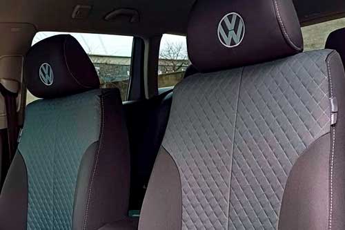 Чехлы на Volkswagen Passat B6 (Фольксваген Пассат Б6) из ткани