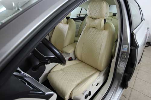 Чехлы на Volkswagen Passat B8 (Фольксваген Пассат Б8) из экокожи