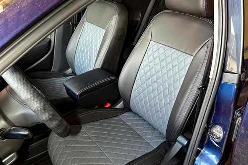 Чехлы на Volkswagen Polo V Sedan (Фольксваген Поло 5 Седан) из экокожи 