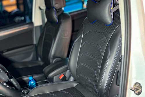 Чехлы на Volkswagen Tiguan II (Вольксваген Тигуан 2) из экокожи