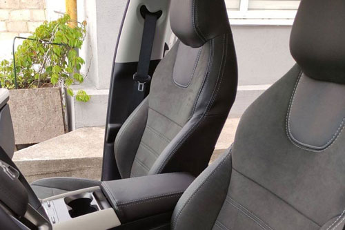 Чехлы на BYD Yuan UP (БИД Юань Ап) из экокожи и алькантары