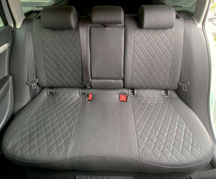 Чехлы на Subaru Outback из экокожи Eco Grand