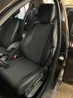 Чехлы на Renault Megane III из экокожи и ткани Sport