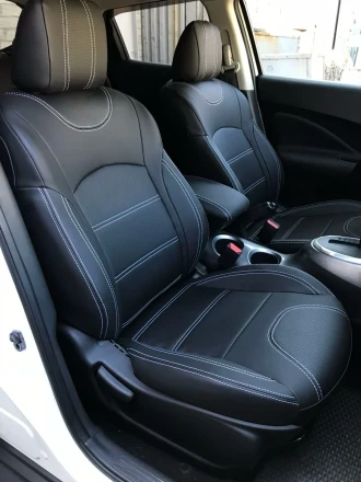 Чехлы на Nissan Juke I (Ниссан Жук 1) из экокожи Comfort 1