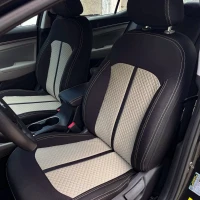 Чехлы на Hyundai Elantra AD (Хюндай Элантра АД) из ткани и экокожи Comfort 3