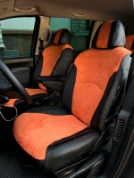 Чехлы на Citroen C8 (7 мест) из экокожи и антары с тиснением ромб Sport 3 Чехлы на Citroen C8 (7 мест) из экокожи и антары с тиснением ромб Sport 3