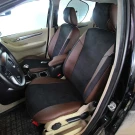 Чехлы на Mercedes B-Класс W245 из экокожи и польской алькантары ELA2020P коричнево-черные