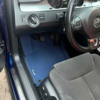 3D EVA коврики на Volkswagen Passat B6 (Фольксваген Пассат Б6) с бортами до 5 см синие 3D EVA коврики на Volkswagen Passat B6 (Фольксваген Пассат Б6) с бортами до 5 см синие