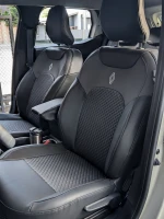 Чехлы на Renault Duster III (Рено Дастер 3) из экокожи и ткани с тиснением Чехлы на Renault Duster III (Рено Дастер 3) из экокожи и ткани с тиснением