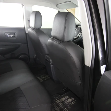 Чехлы на Nissan Qashqai I (Ниссан Кашкай 1) из экокожи и антары EPA