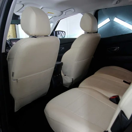Чехлы на Renault Scenic IV (Рено Сценик 4) из экокожи EL