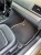 3D EVA коврики на Volkswagen Passat B7 (Фольксваген Пассат Б7) с бортами до 10 см черно-серые