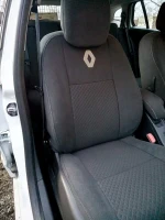 Чехлы на Renault Megane II (Рено Меган 2) из гобелена с тиснением