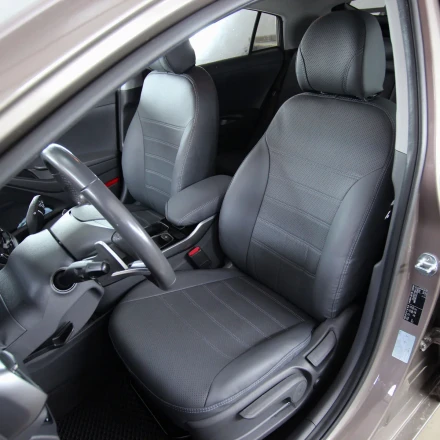 Чехлы на Hyundai IONIQ AE electric (Хюндай Ионик) из экокожи EL