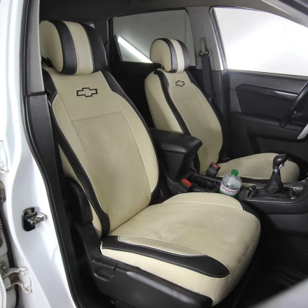 Чехлы на Chevrolet Captiva (Шевроле Каптива) из экокожи и польской алькантары VPA