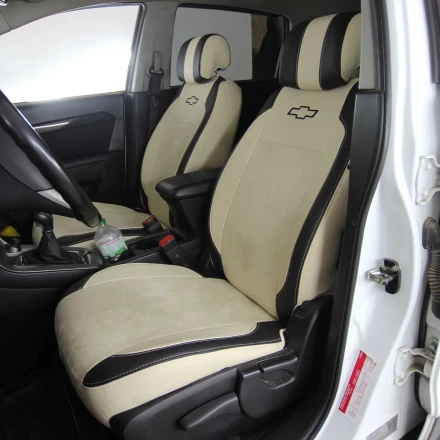 Чехлы на Chevrolet Captiva (Шевроле Каптива) из экокожи и польской алькантары VPA