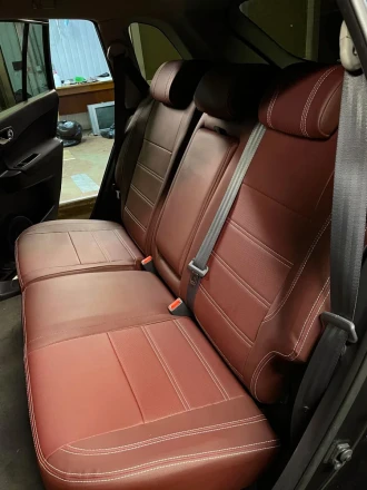 Чехлы на Renault Koleos I (Рено Колеос) из экокожи Comfort 3