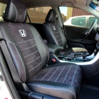 Чехлы на Honda Accord IX из экокожи и польской алькантары ELA2020P Чехлы на Honda Accord IX из экокожи и польской алькантары ELA2020P
