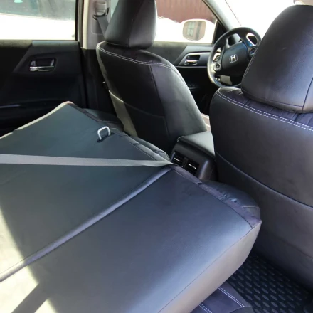 Чехлы на Honda Accord IX из экокожи и польской алькантары ELA2020P