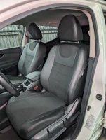 Чехлы на Nissan Qashqai II J11 (Ниссан Кашкай 2) из экокожи и итальянской алькантары Comfort Plus 2