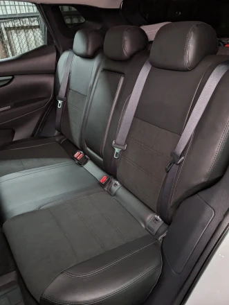Чехлы на Nissan Qashqai II J11 (Ниссан Кашкай 2) из экокожи и итальянской алькантары Comfort Plus 2
