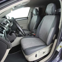 Чехлы на Volkswagen Golf VII (Фольксваген Гольф 7) из экокожи и антары Eco Lazer+Antara 2020 (R)