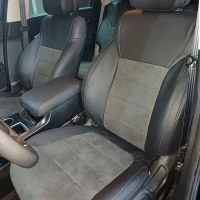 Чехлы на KIA Sorento III UM из экокожи и алькантары