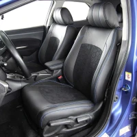 Чехлы на Honda Civic VIII (Хонда Цивик 8) из экокожи и польской алькантары ES Чехлы на Honda Civic VIII (Хонда Цивик 8) из экокожи и польской алькантары ES