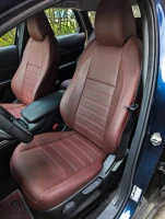 Чехлы на Mazda CX-30 (Мазда СХ-30) из экокожи с перфорацией Comfort Plus 3