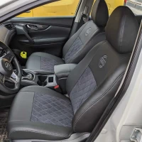 Чехлы на Nissan Rogue T32 (Ниссан Рог Т32) из экокожи и антары EPA Чехлы на Nissan Rogue T32 (Ниссан Рог Т32) из экокожи и антары EPA