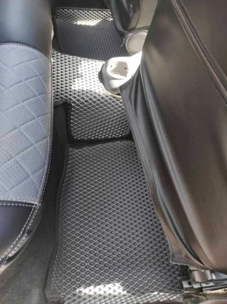 3D EVA коврики на Volkswagen Polo IV (Фольксваген Поло 4) с бортами до 5 см