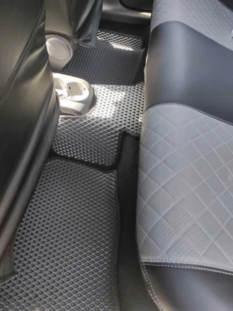 3D EVA коврики на Volkswagen Polo IV (Фольксваген Поло 4) с бортами до 5 см