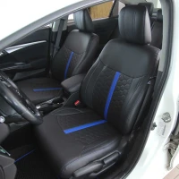 Авточехлы на Honda Civic IX (Хонда Цивик 9) из экокожи ES