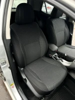 Чехлы на Toyota Auris Hybrid E150 (Тойота Аурис Гібрид) из ткани и экокожи Sport 3